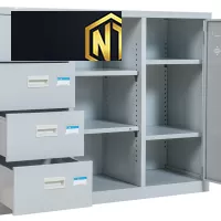 Tủ sắt sơn tĩnh điện 3 khoang TU118-4D